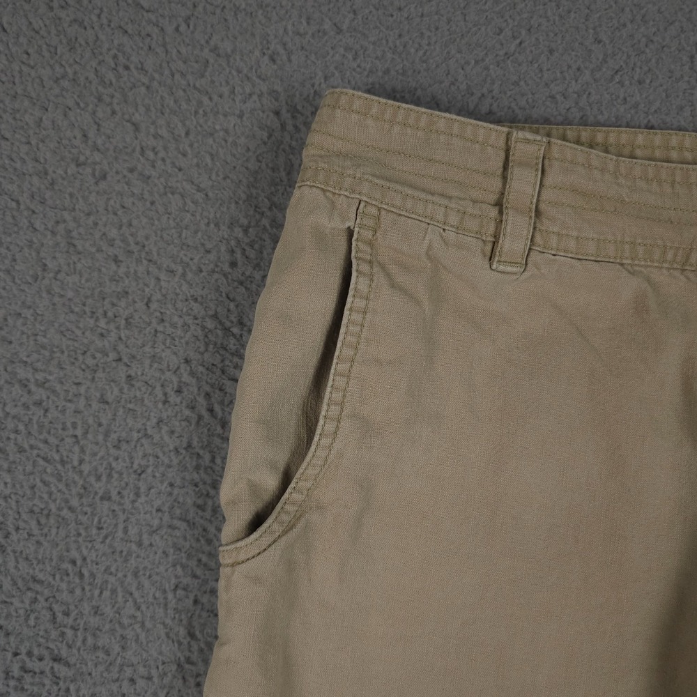 Columbia Shorts Men 32 Beige Chino Silver Ridge Hemp Blend Omni Shade Hiking - Picture 10 of 14